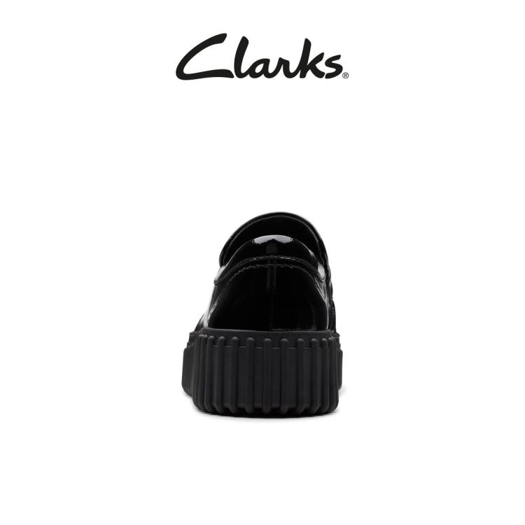 CLARKS clarks Clarks其乐Torhill系列女鞋新款厚底饼干乐福鞋 6921121690635766551