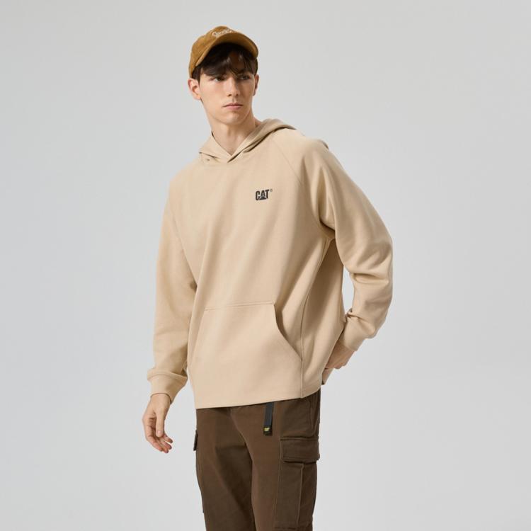 CAT CAT 【高弹棉感面料】CAT秋冬24款男士户外插肩袖连帽套头卫衣