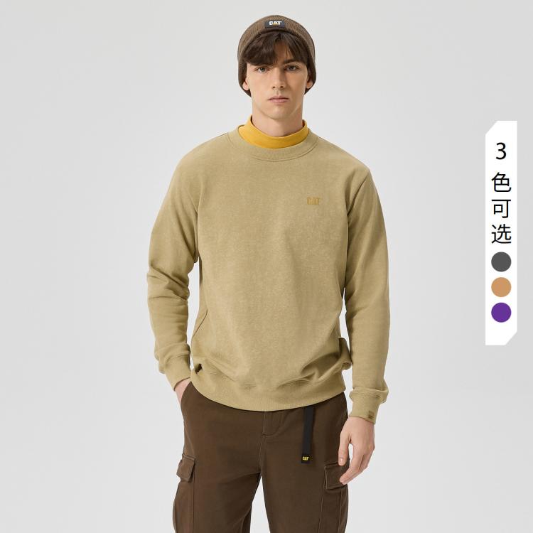 CAT CAT 【蜡染棉毛圈面料】CAT秋冬24款男士户外休闲时尚印花卫衣