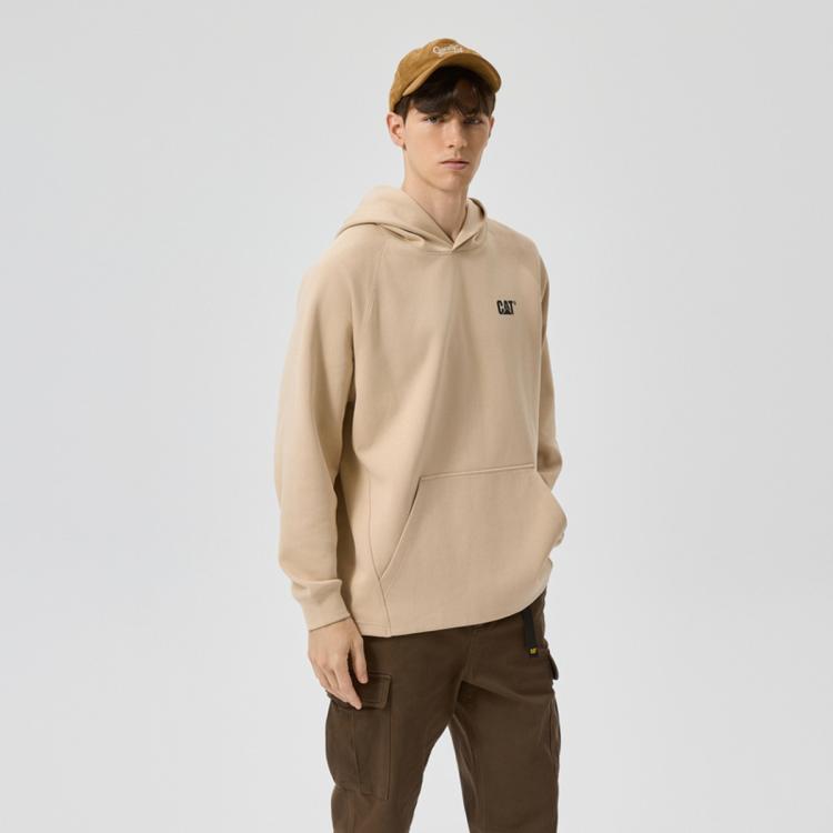 CAT CAT 【高弹棉感面料】CAT秋冬24款男士户外插肩袖连帽套头卫衣