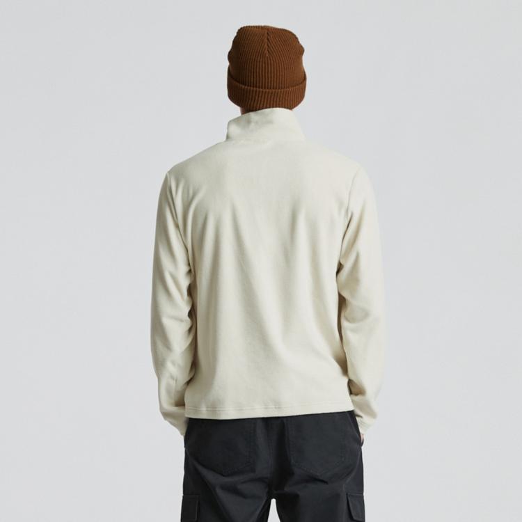 CAT CAT 【摇粒绒面料】CAT秋季24款男士舒适半开领易脱设计休闲卫衣