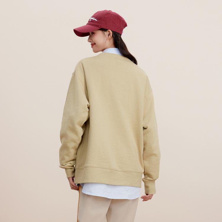 CHAMPION Champion 【品牌直营】秋冬爱心徽标卫衣开衫男V领休闲保暖