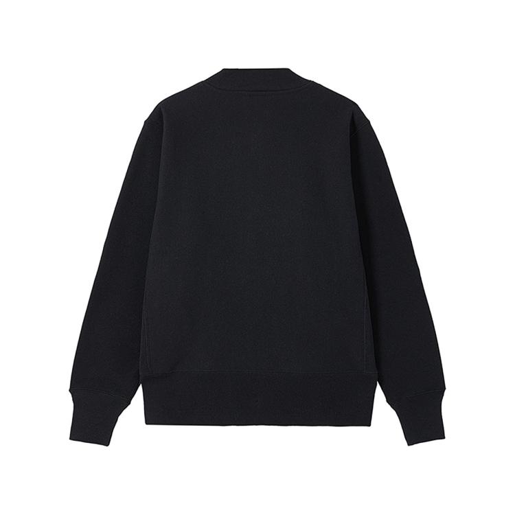 CHAMPION Champion 【品牌直营】秋冬小Clogo开衫圆领卫衣外套男加绒保暖休闲