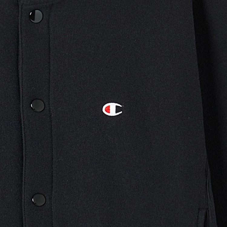 CHAMPION Champion 【品牌直营】秋冬小Clogo开衫圆领卫衣外套男加绒保暖休闲