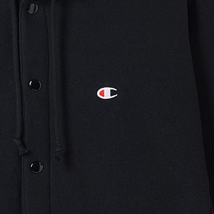 CHAMPION Champion 【品牌直营】秋冬男士小Clogo开衫连帽卫衣休闲外套抓绒保暖