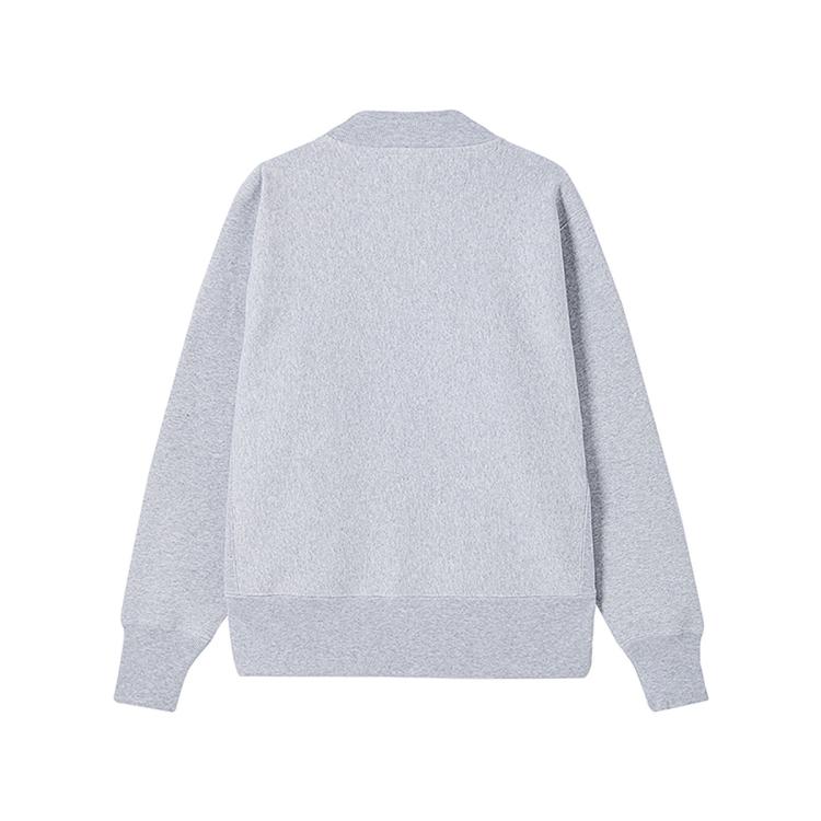 CHAMPION Champion 【品牌直营】秋冬小Clogo开衫圆领卫衣外套男加绒保暖休闲