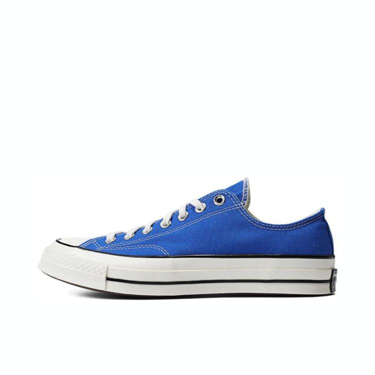 Converse 1970s 复古百搭 男女款低帮系带帆布鞋 In Blue