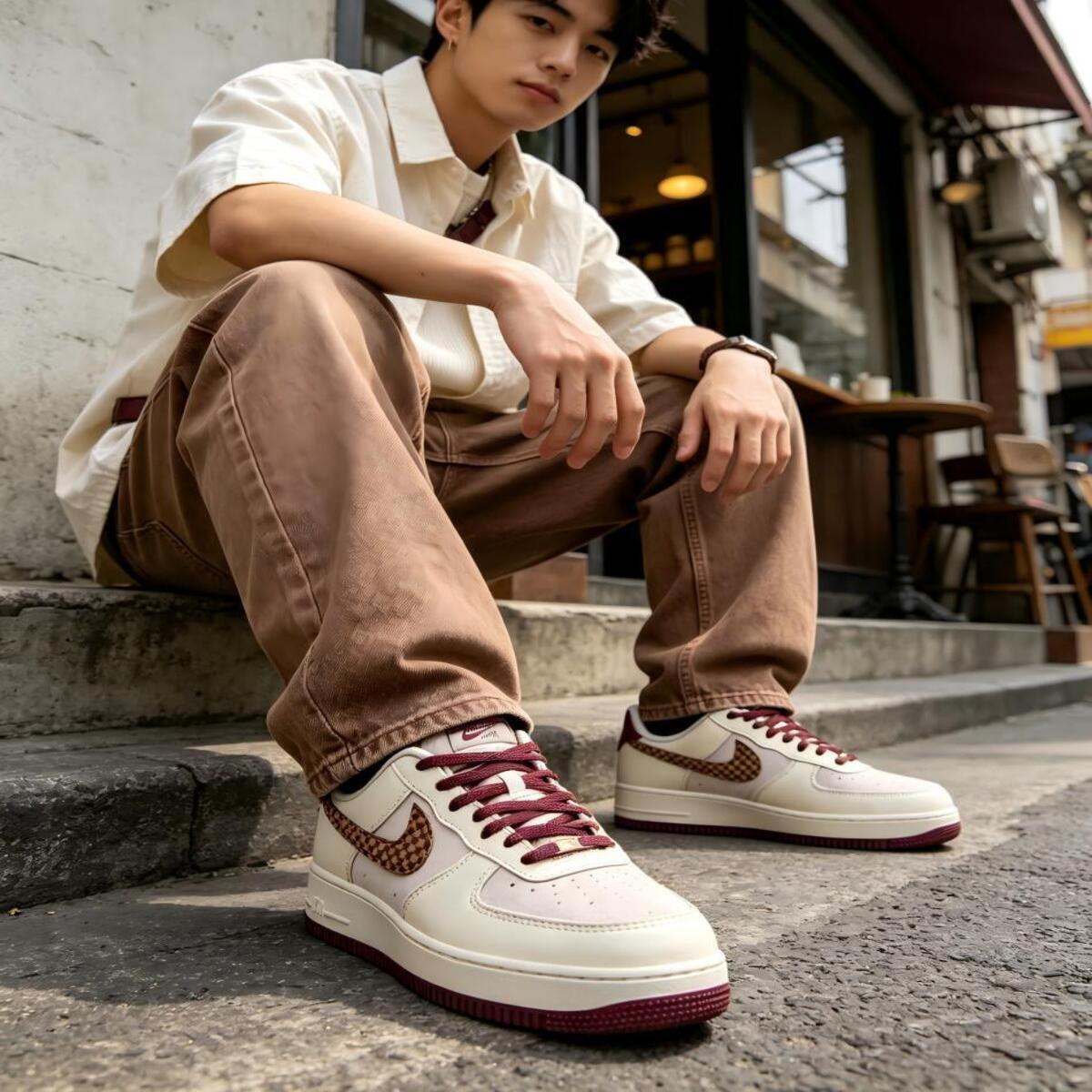 Nike 空军一号AIR FORCE 1 '07 LE轻便舒适低帮男子运动休闲鞋