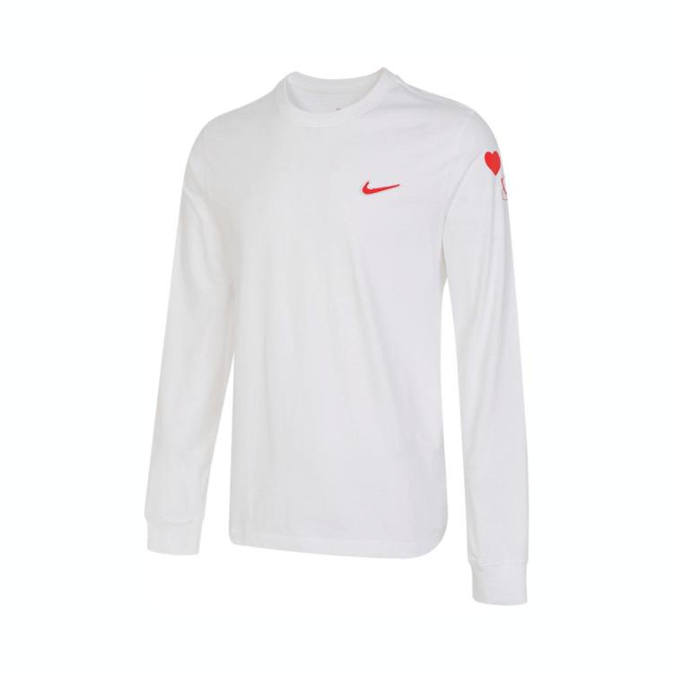 Nike 运动健身训练 男子长袖t恤 In White
