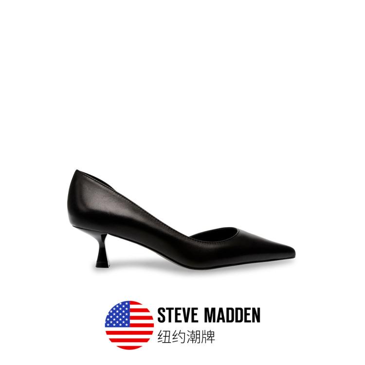 Steve Madden 【时尚质感】思美登2024新款高跟单鞋女通勤lowrider In Black