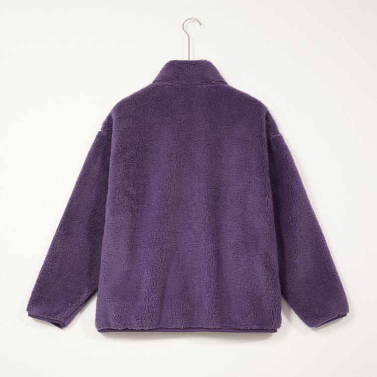 雪中飞 女式多色立领摇粒绒外套短款微弹简约保暖高品质上衣女蓬松厚实