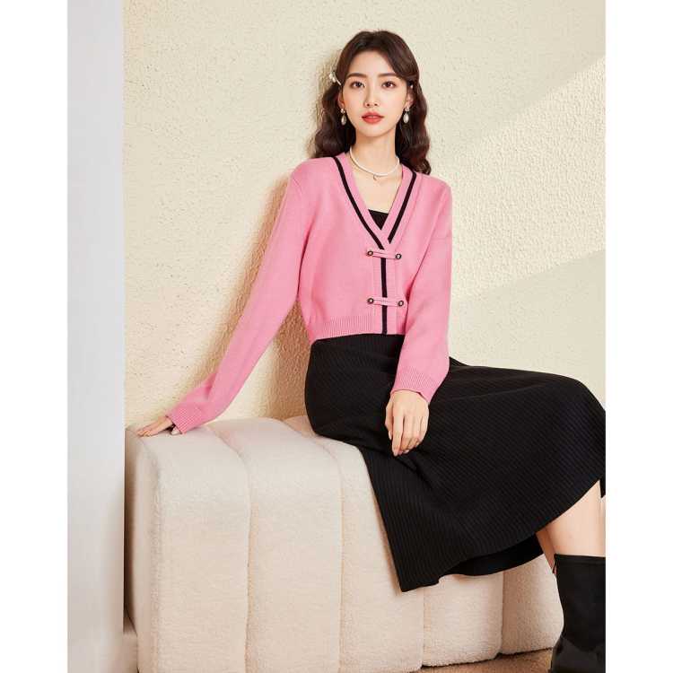 ������ ����ȹ2025�ﶬ��ʽ��������ͨ������ë֯������ȹ