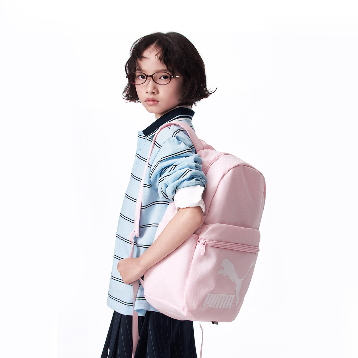 彪马 PUMA彪马童装2026秋冬季新款儿童书包双肩包休闲背包