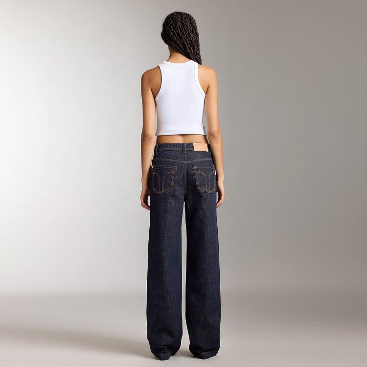 MISS SIXTY Miss Sixty 2024秋款牛仔裤女复古水洗显瘦直筒裤设计感