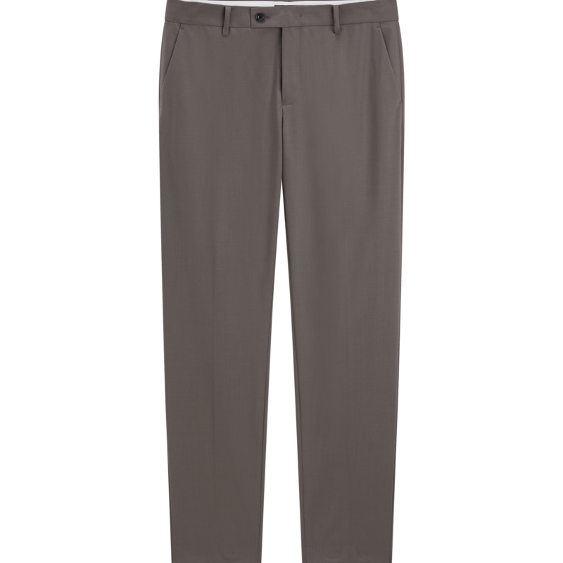 太平鸟 【含绵羊毛】男装秋款商务修身西裤西装裤男式西裤 152元