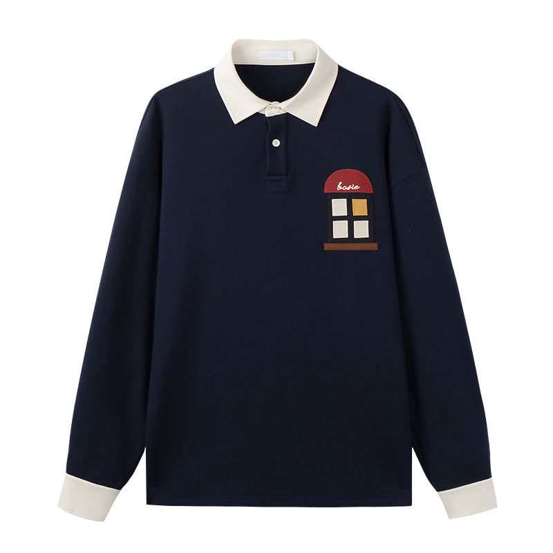 BOSIE AGENDER ��ϲ2025���＾�¿�ƴ��ײɫ�쳤��polo���������������׳� 203.15Ԫ