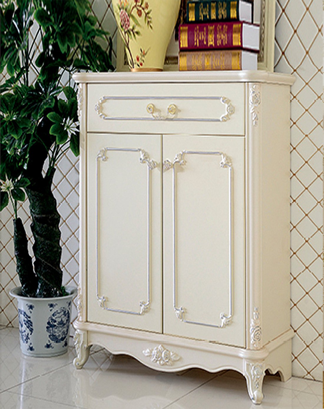 欧式鞋柜现代简约多功能储物收纳柜大小户型客厅玄关鞋橱