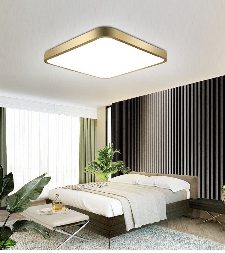 奥朵奥朵现代简约卧室灯led方灯超薄走廊个性吸顶灯北