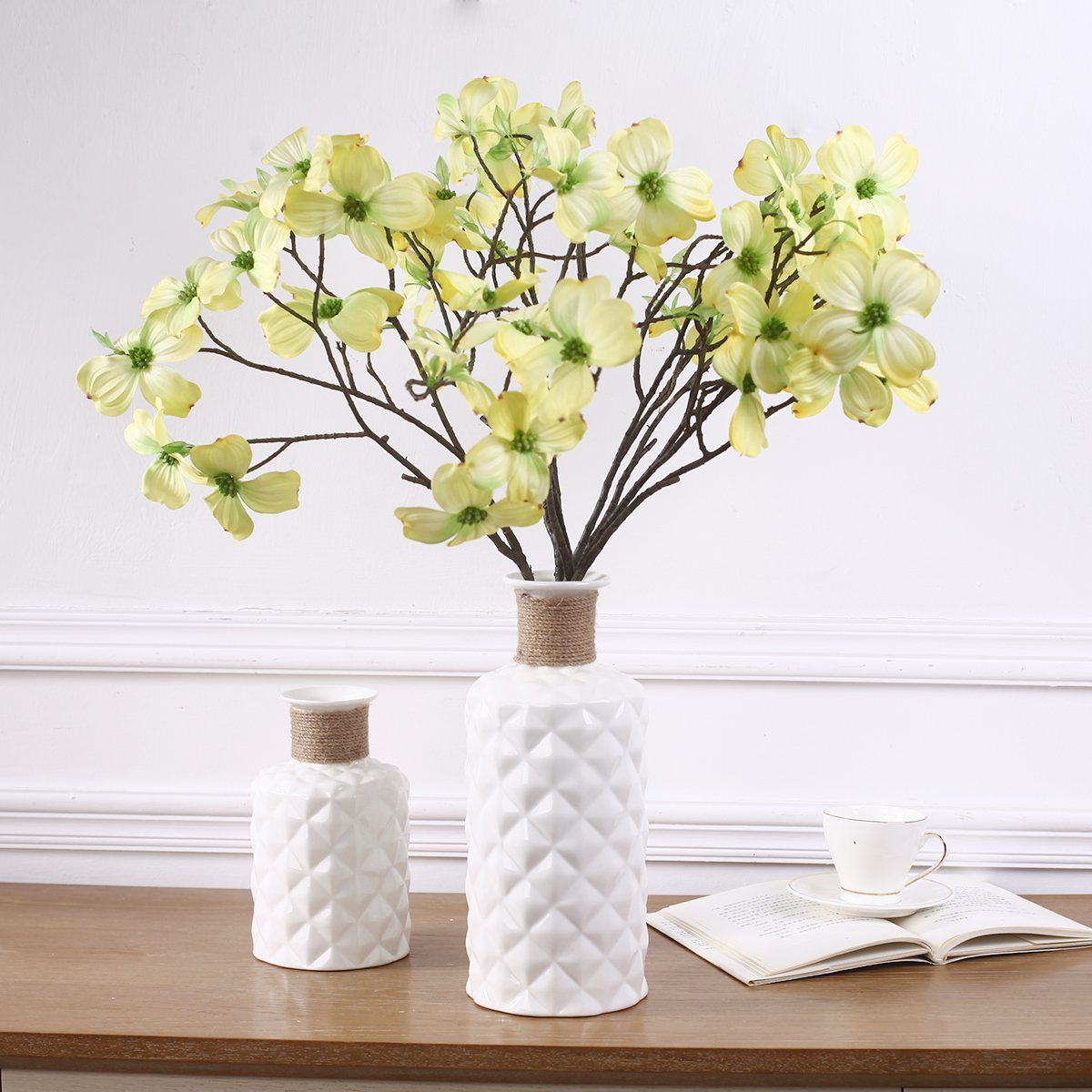 现代简约仿真花花瓶花艺装饰品摆件