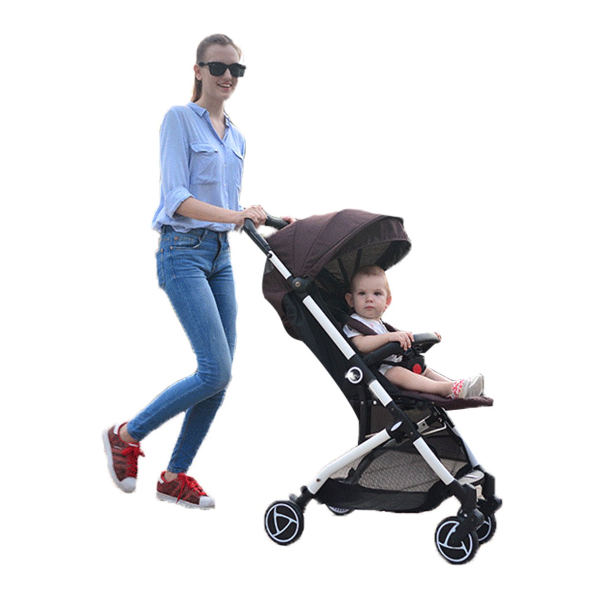 【国庆亲子游 品牌直降】yuyu悠悠婴儿推车轻便伞车 折叠手推车可坐可