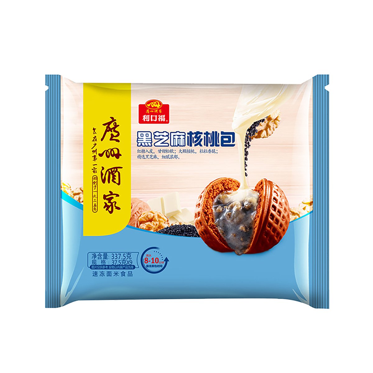 黑芝麻核桃包337.5g