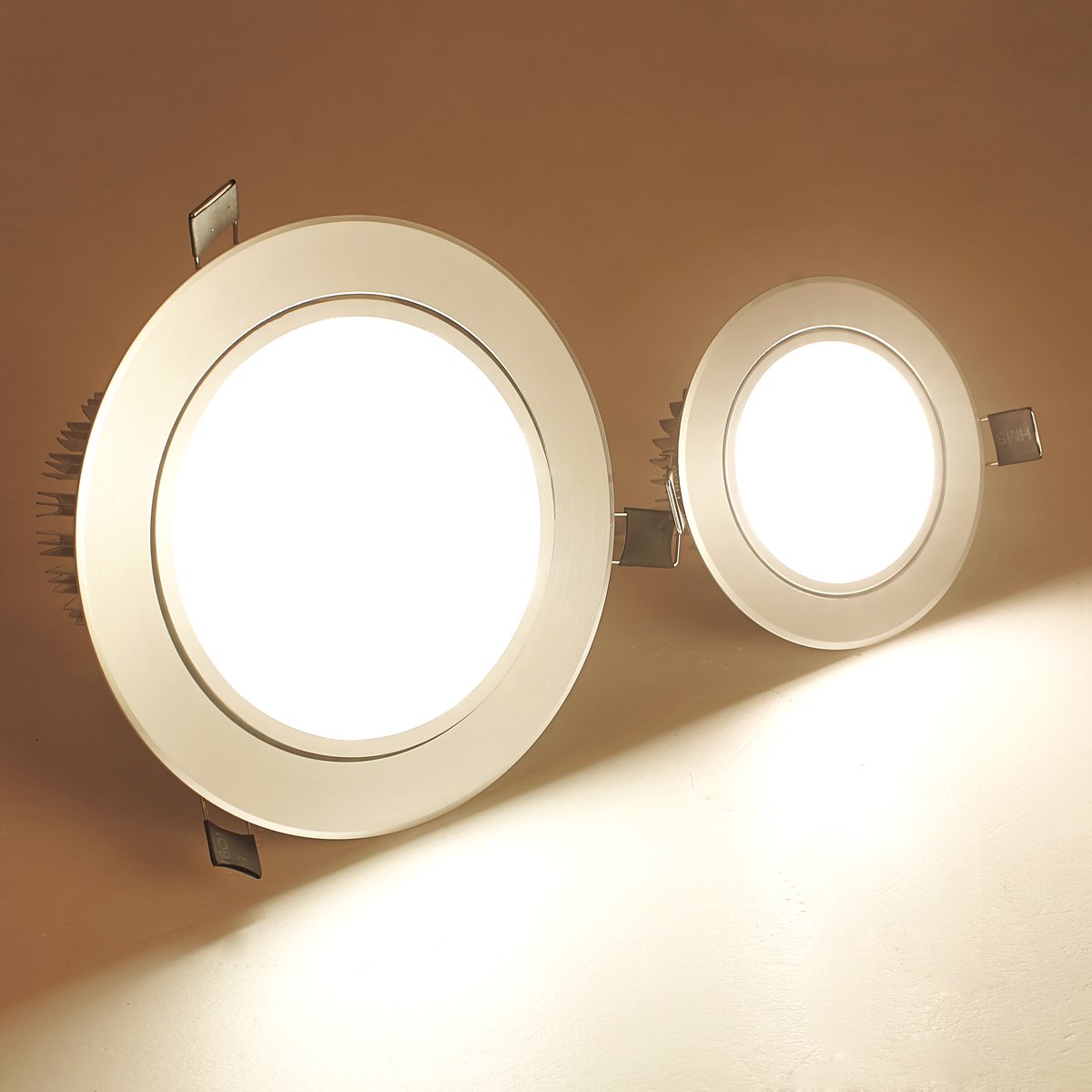 4w射灯嵌入式天花灯客厅背景墙精装牛眼灯全套吊顶开孔射灯金色/黑色