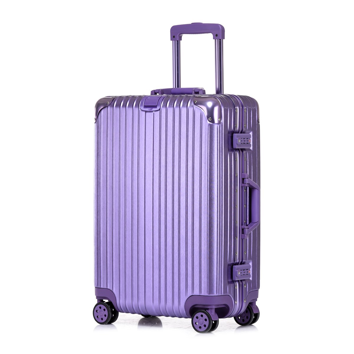 texwood铝框密码拉杆箱男女潮万向轮行李箱旅行箱子登机24寸行李箱