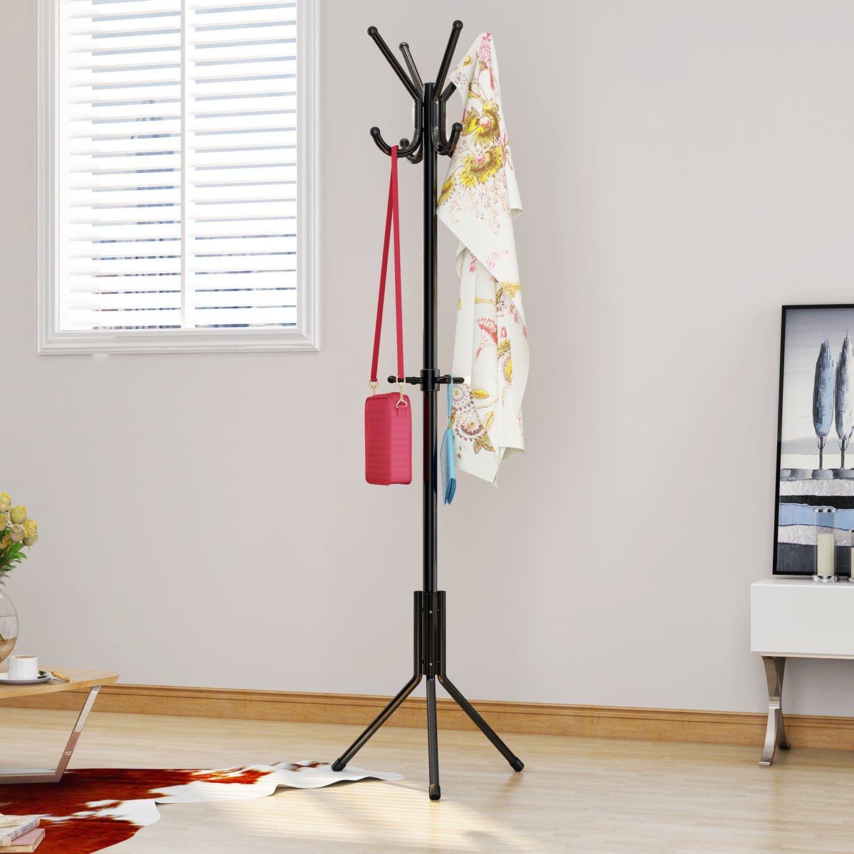 衣帽架 多功能落地卧室挂衣架衣服架 客厅衣架子