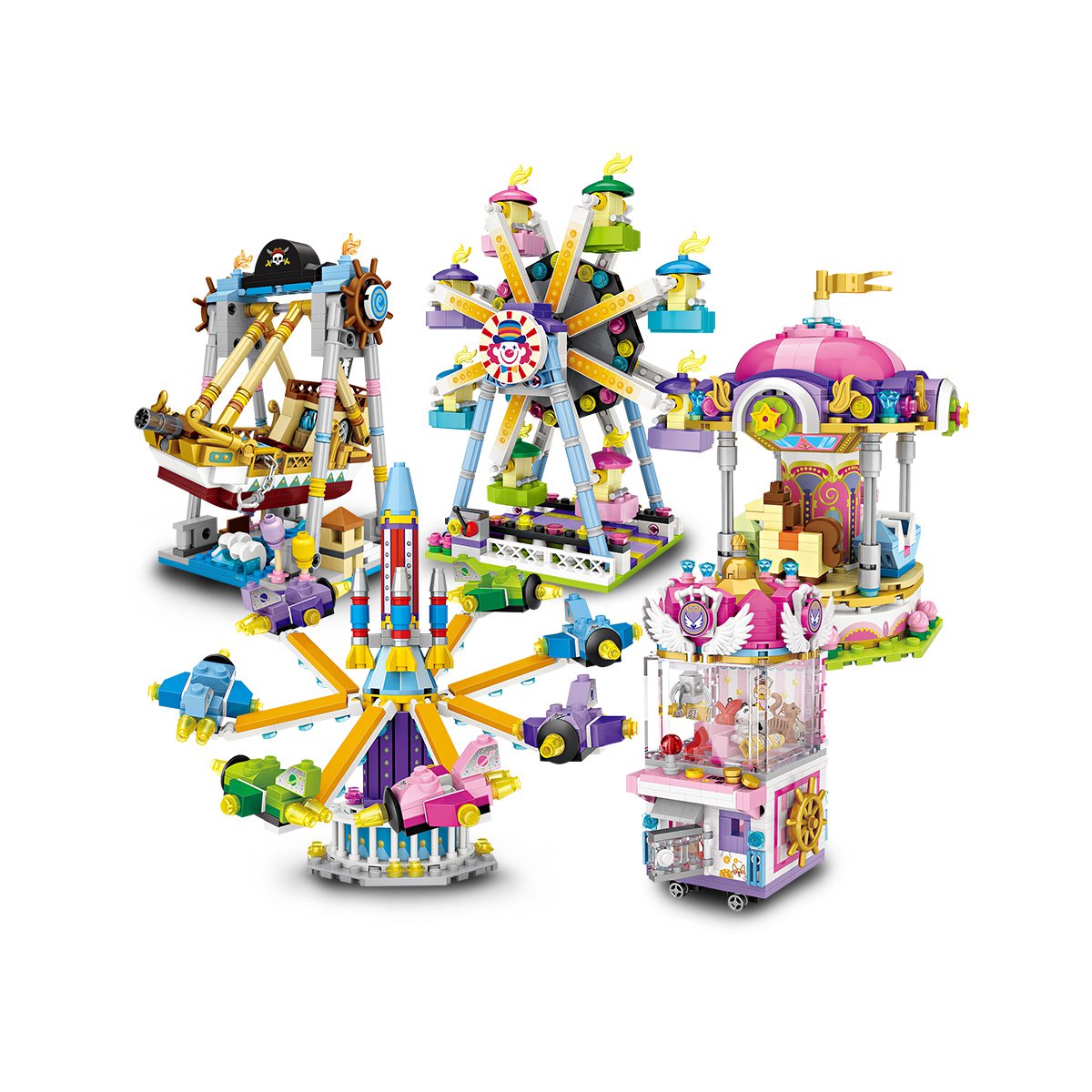 俐智积木旗舰店 loz俐智拼插拼接不兼容乐高积木玩具男孩 韩国梦幻