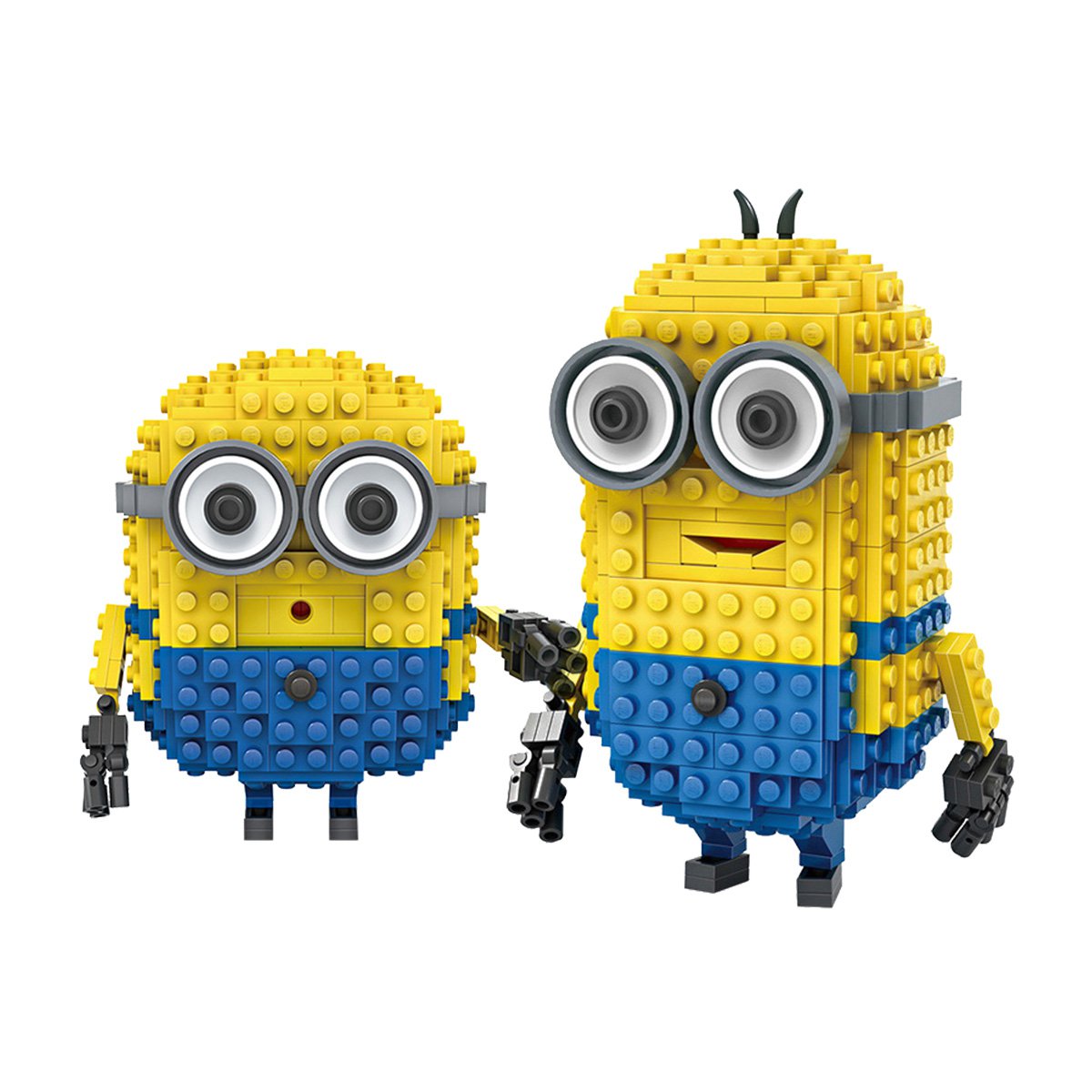 loz俐智mini颗粒创意积木小黄人大眼萌系列不兼容乐高积木