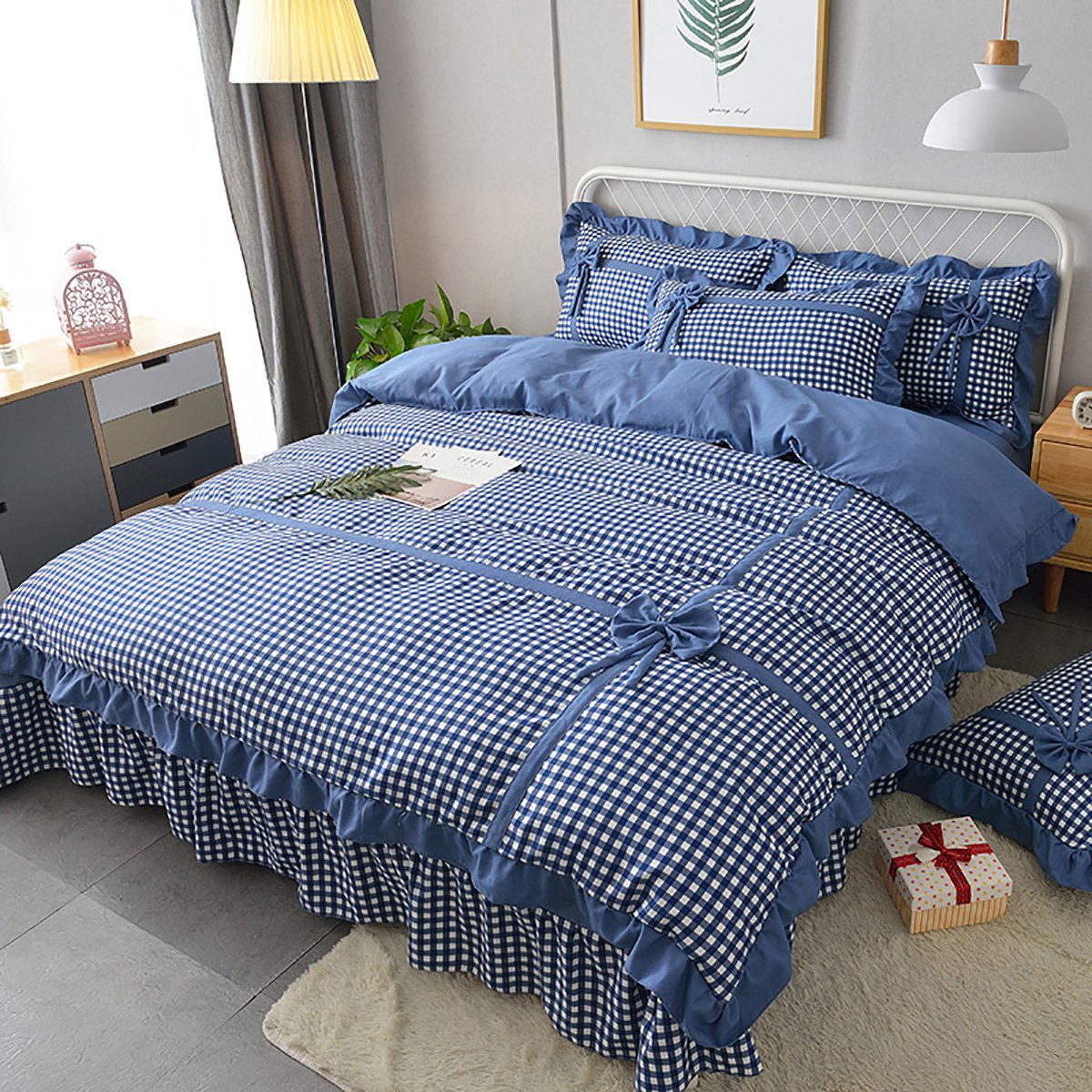 2m床color蝶恋-蓝色_唯品会