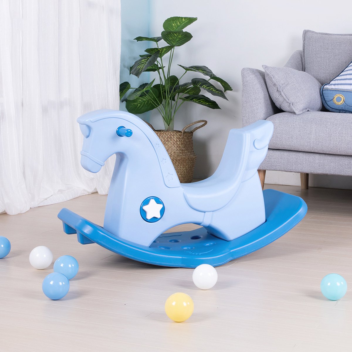 儿童玩具摇摇马婴幼儿玩具抖音爆款