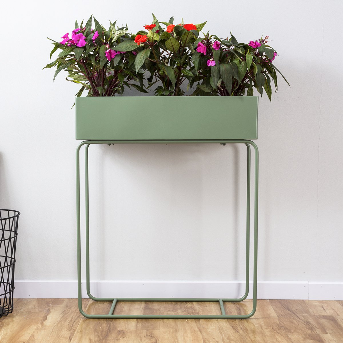 大长方花盘架客厅装饰花架子阳台铁艺花架