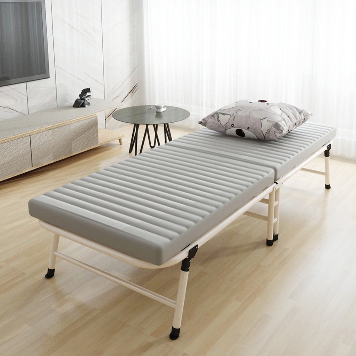 欧梵普(oufanpu)折叠床单人午休床办公室午睡床躺椅简易床行军床沙滩