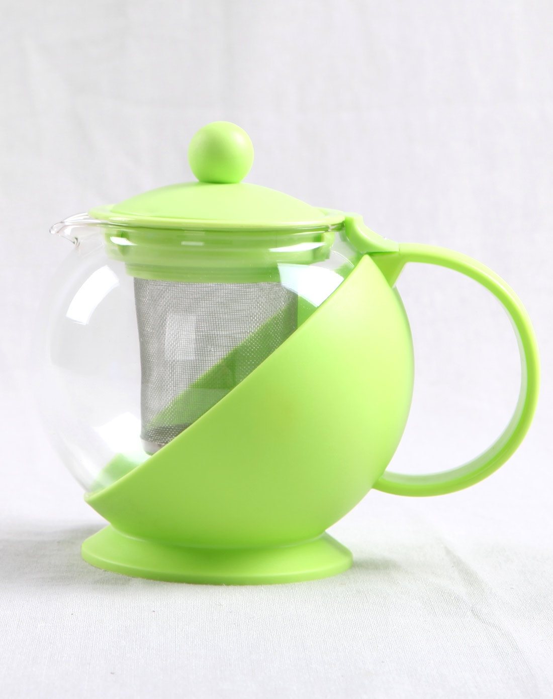 雅风绿色耐热玻璃茶壶花茶壶750ml