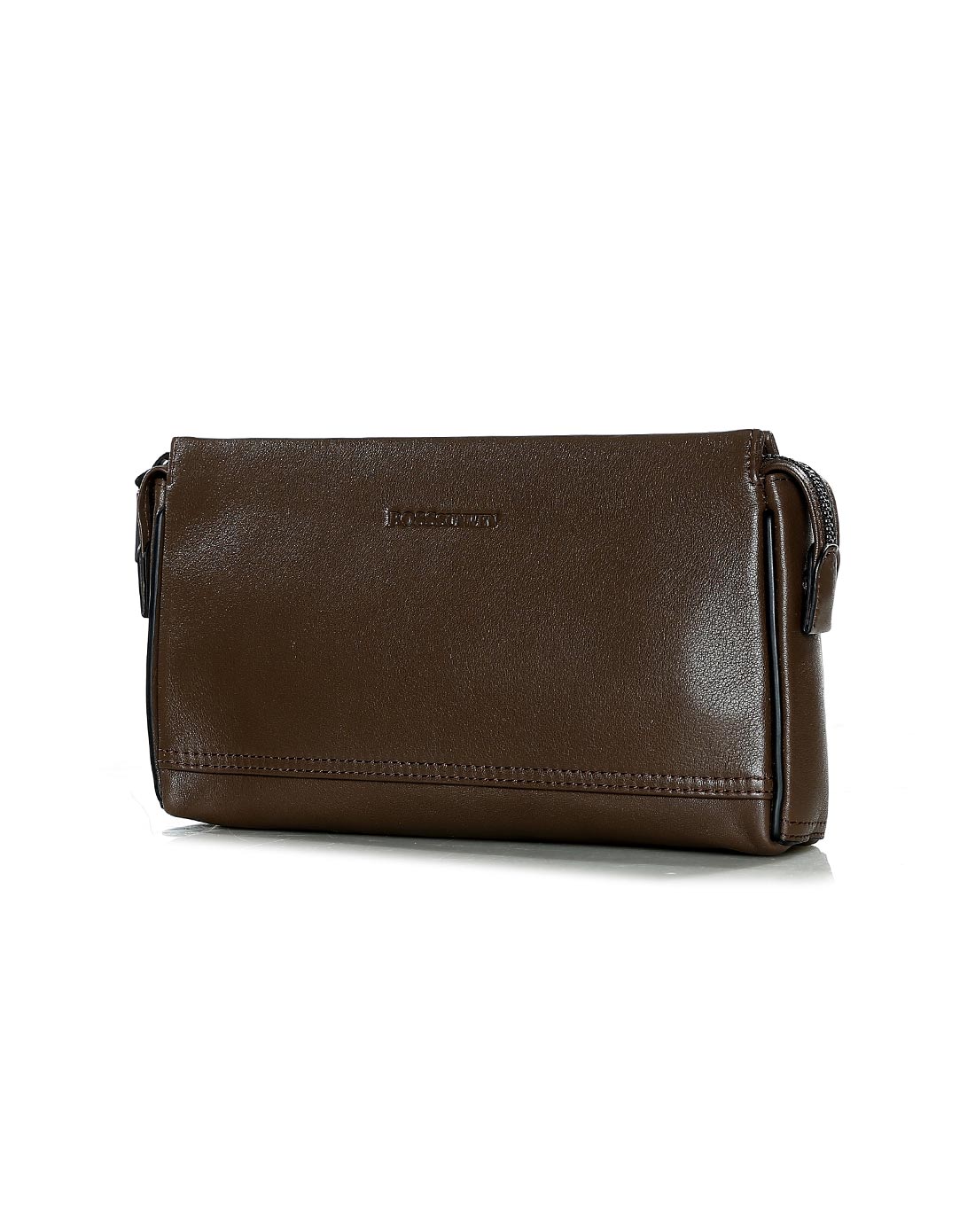 男款啡色商务休闲英伦风夹包