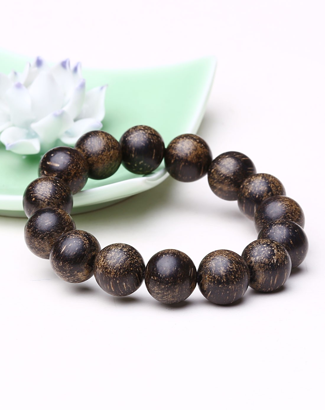 泰国天然水沉香木手链15mm