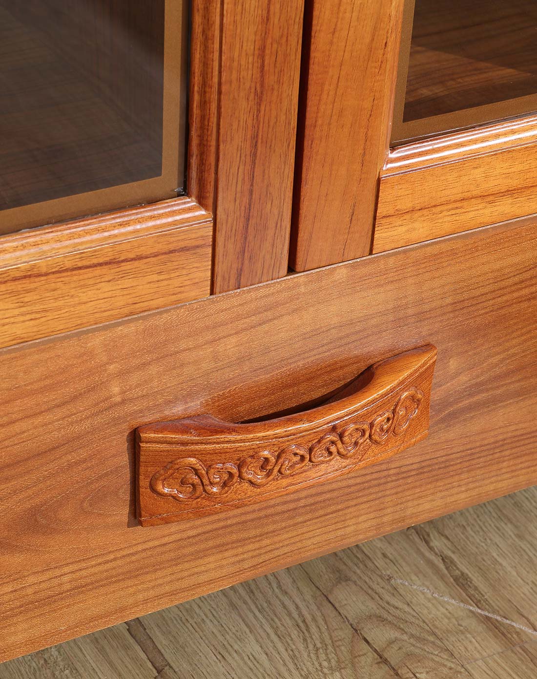 金海马kinhom家具专场中式板木结合红梨木框架低酒柜js-2115v_唯品会