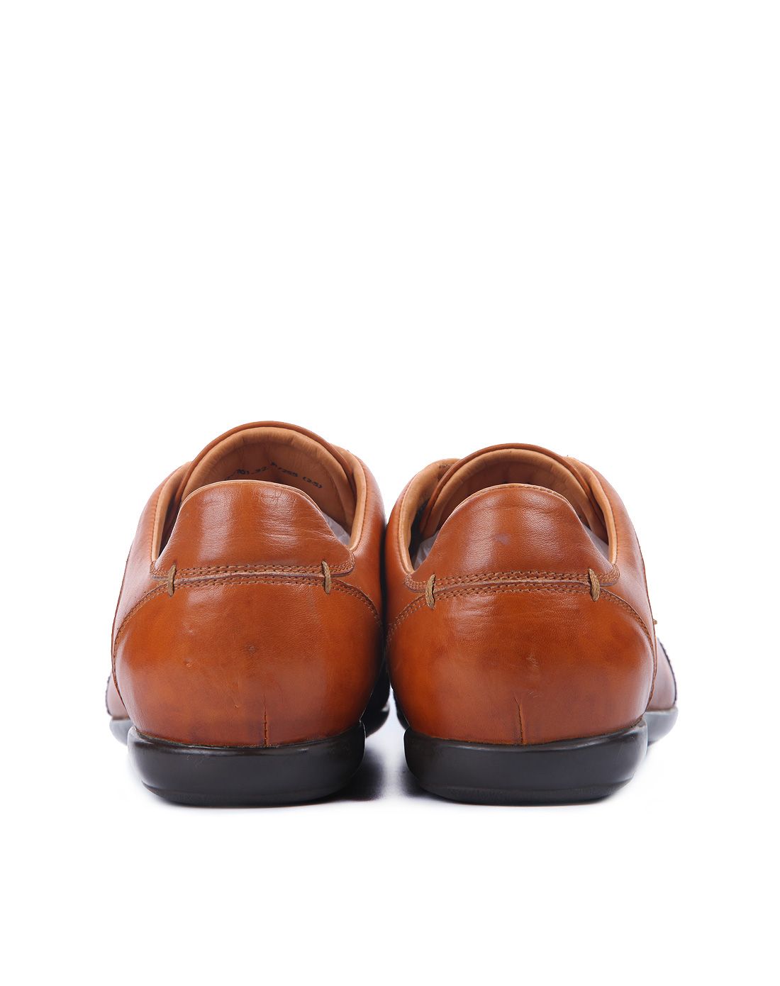 巴路士barros男意大利进口男士浅棕色软牛皮系带休闲鞋bc91j0701-3203