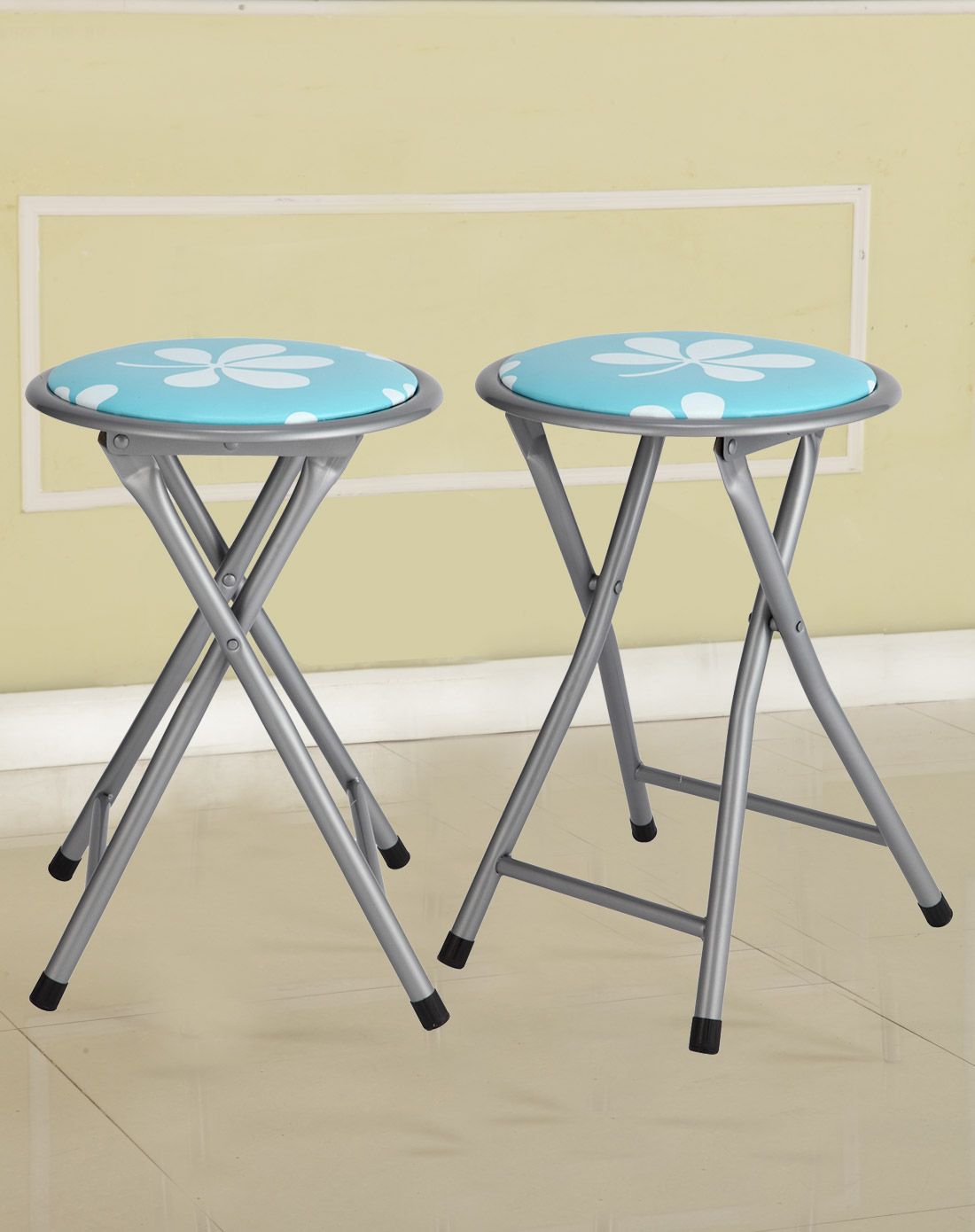 > pu折叠圆凳(2只装)