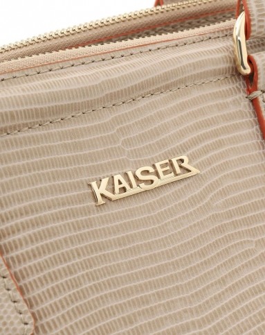 凯撒kaiser男女鞋包特惠 女款杏色牛皮革手提包2497001002b_唯品会