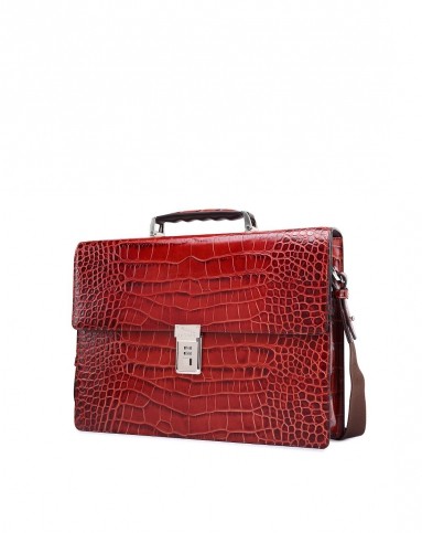 捷豹jaguar&dv皮具jaguar男款红棕色牛皮手拎袋jm18143214_唯品会