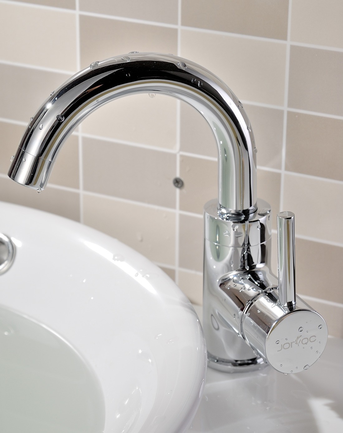 铬色全铜冷热面盆水龙头jy315