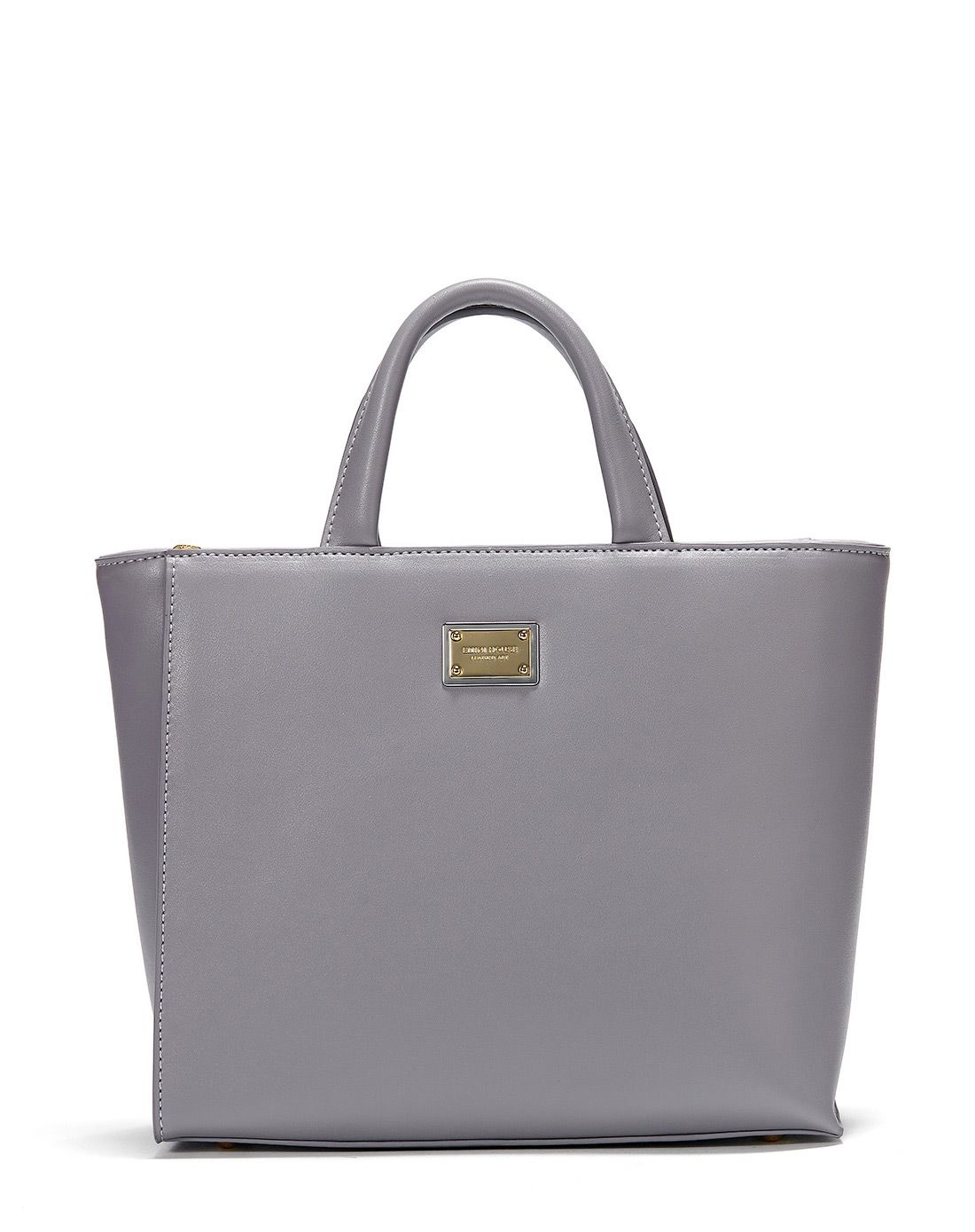 象牙灰时尚简约方牌包