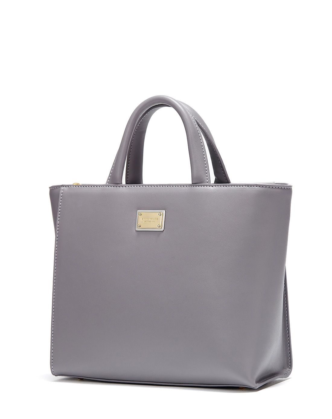 象牙灰时尚简约方牌包