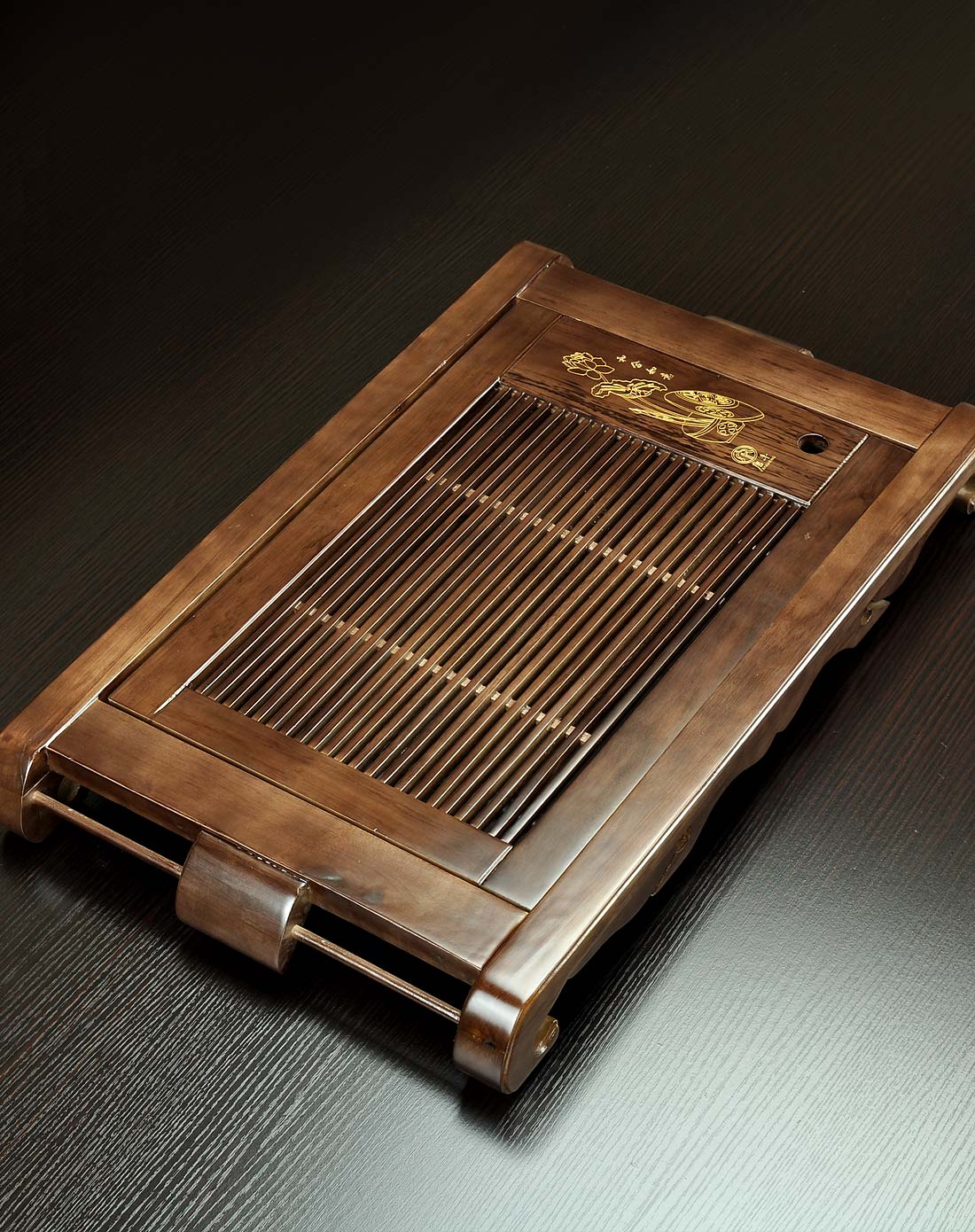 和合如意实木茶盘61cm*38cm