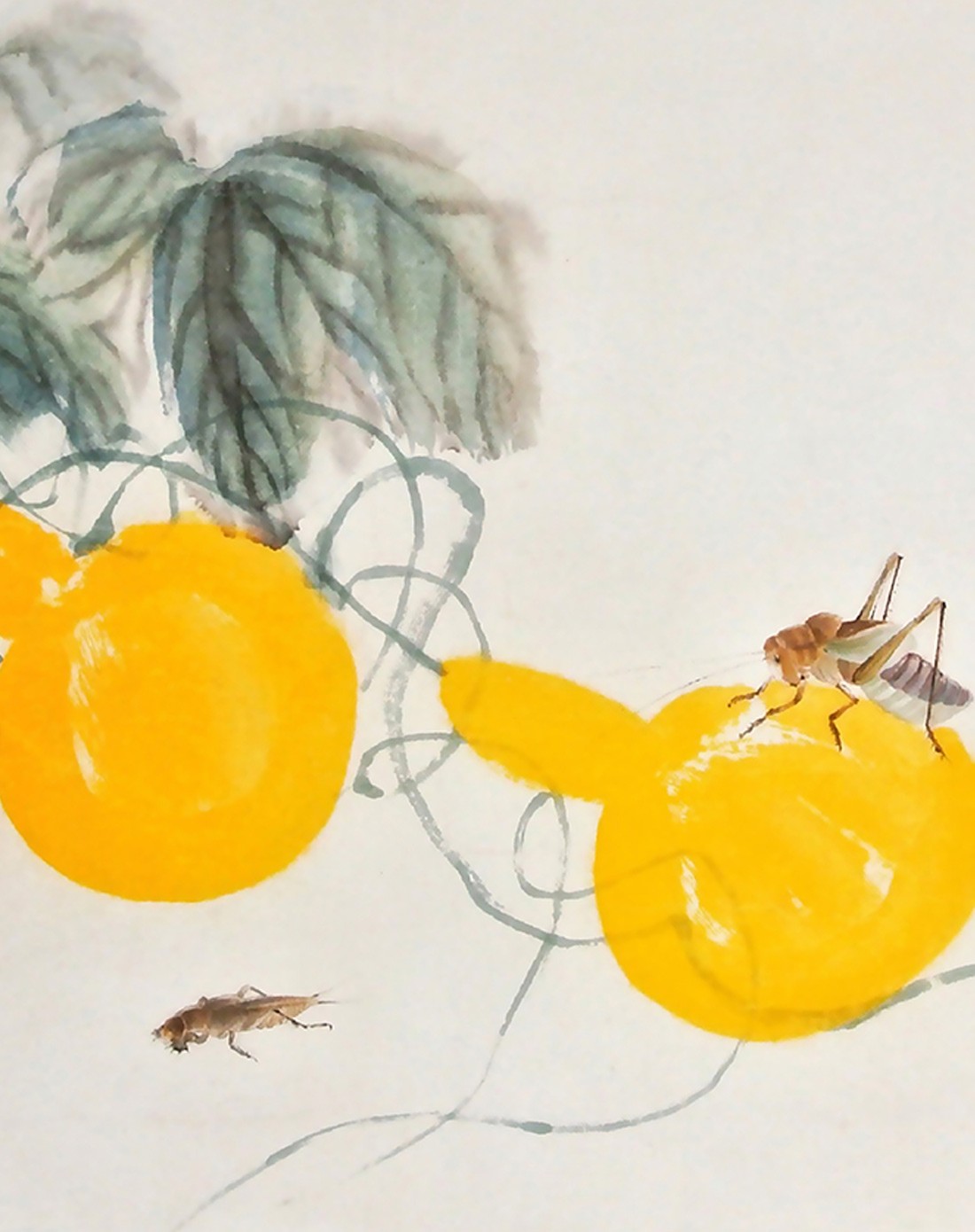 柠檬树家居装饰专场唯美水墨画芯装饰画 盛夏果实jkh0957_唯品会