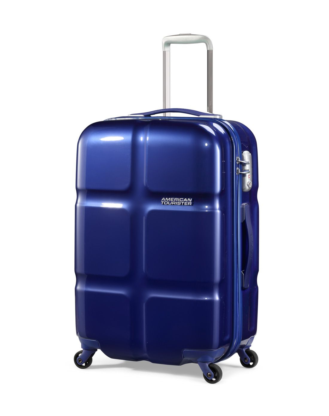 美旅3年全球联保25寸蓝色万向轮拉杆箱