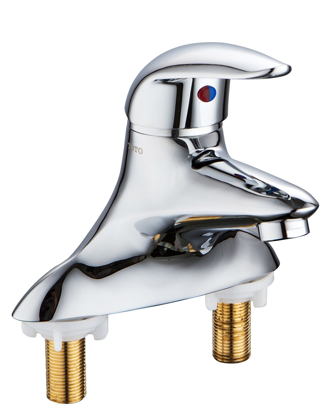 坐式单把双孔冷热水龙头