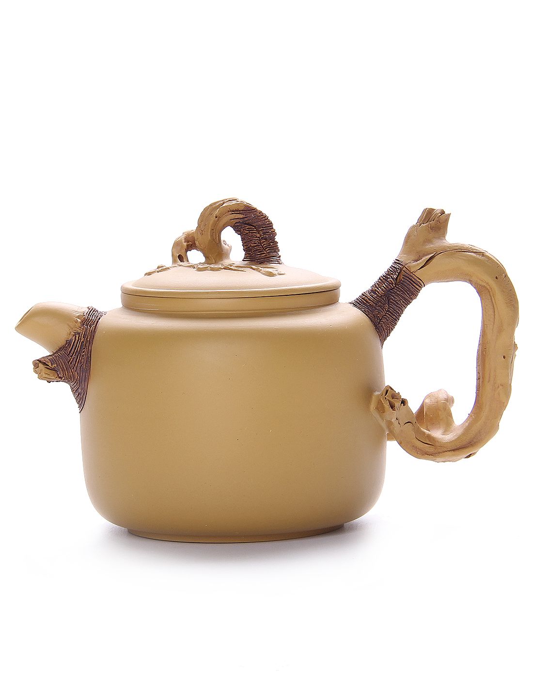 手拉胚 仿古木柄 紫砂壶